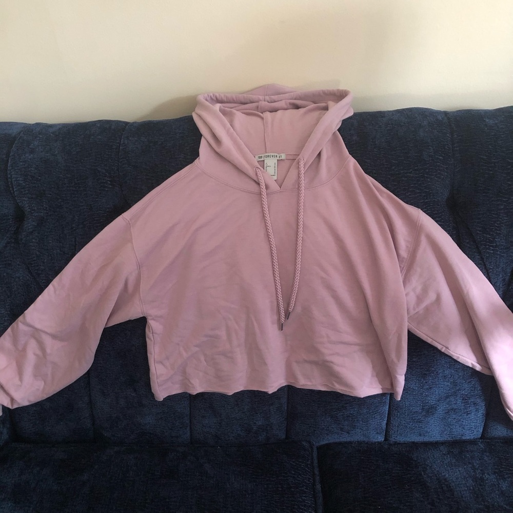 mauve/purple cropped lightweight weight material